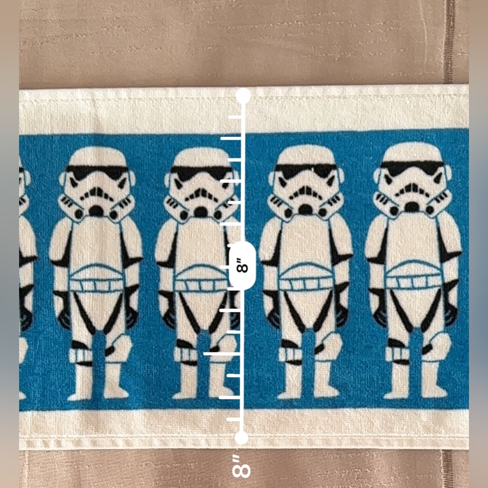 Star Wars Hand and Face Towel 8” x 3’6”